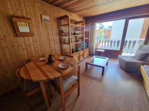 Studio 4 pers. pied des pistes, balcon sud, parking couvert - Les Deux Alpes - FR-1-516-208